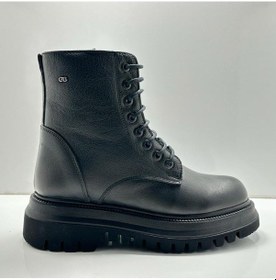 Resim Castle Black Yldz-27400-1 Siyah Hakiki Deri Kadın Bot Siyah 