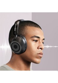 Resim Lenyes ANC Özellikli ENC Teknolojili Kulak Üstü Bluetooth Kulaklık Lenyes LH28 v5.4 Siyah 