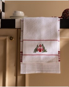 Resim Madame Coco Foudre 2'li %100 Pamuk Mutfak Havlu Seti - Beyaz 8684427296103 Çok Renkli 