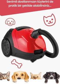 Resim GoldMaster Micro Siyah 2,5 Litre Kapasiteli Yıkanabilir Toz Torbalı 5 Yıl Garantili Elektrikli Süpürge 