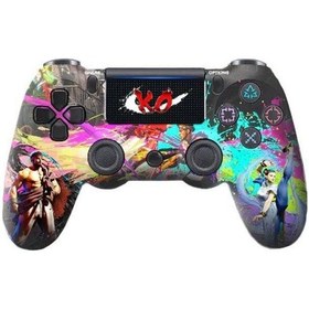 Resim Ps4-pc-android Box-android-ıos Telefon Tablet Uyumlu Street Fighter Tema Titreşim Bluetooth Gamepad 