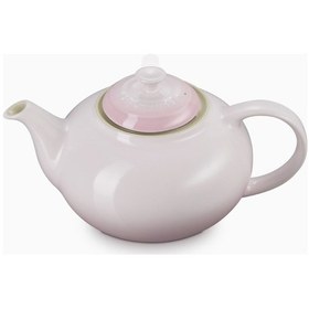 Resim Le Creuset Paslanmaz Çelik Süzgeçli Seramik Çaydanlık, 1.3l Çaydanlıklar Shell Pink Pembe 