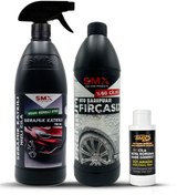 Resim SMX %60 Cilalı Oto Şampuanı / 3'ü 1 Arada/cila/boya Koruma/hare Giderici- Seramik Katkılı Cila 