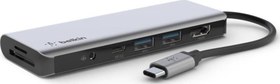 Resim USB-C 7 in 1 Multiport Çoklayıcı Adaptör / AVC009BTSGY Belkin