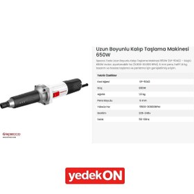 Resim Specco Uzun Kalıpçı Taşlama 650w 6mm Sp5042 