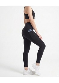 Resim Emfure Cepli Kız Çocuk Slim Fit Dar Kalıp Spor Tayt Siyah 
