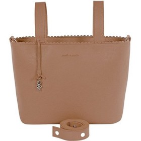 Resim Pasito A Pasito Icon Crossbody Bebek Bakım Çantası Caramel Kahverengi 