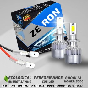 Resim Furens Peugeot 306 1999-2002 Uzun Far Uyumlu Şimşek Etkili LED Xenon Performance Series H1 