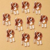 Resim 5 Parça/Set Tam Vücut Ayakta Köpek Dikişli Demir Üzerine Yama, Çanta, Sweatshirt, Ayakkabı ve Çantalar için DIY Dekorasyon için Pet Aplikasyonları 
