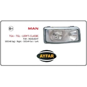 Resim AYFAR Far Sağ Man Tga Tgl Lion's Classic E4 Manuel Ayar 505548 