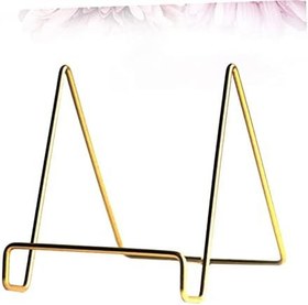 Resim jojofuny 2 Adet tablet standı masa kablosu tutucu tutucu metal kitap ayracı metal kitaplık tablet tutucu monitör standı kitap standı cep telefonu tutucu masaüstü parantez raf şövale 