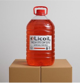 Resim LİCOİL Licoil Yazlık Şampuanlı&Parfümlü Oto Cam Suyu 5 Litre 