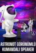 Resim Kanonik Education Çocuklara Özel Projeksiyon Astronot Lamba Speaker Sevimli 
