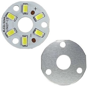 Resim 5730 12V 3W 32mm Beyaz Led Modül Aluminyum Pcb 6 Led Lamba Aydınl 