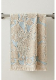 Resim Flow Mavi El Havlusu - 50x90 Cm, 230gr, %100 Pamuk Mavi 