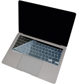 Resim Mcstorey Macbook Pro Kılıf Klavye Koruyucu Ingilizce Baskılı (UK-EU) Touchbarlı A1706 A1989 A2159 A1707 A1990 