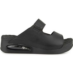 Resim Muya Beso 35201 Anatomik Airmax Memory Foam Kadın Terlik Siyah Siyah 