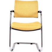 Resim Dekormila Sahra Sarı Kumaş Misafir Koltuğu Ofis Koltuğu Sarı 