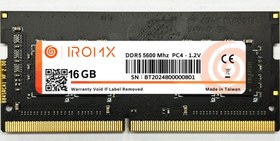 Resim IROMX 1X, 16Gb, 5600Mhz, DDR5, Sodimm Notebook RAM, 1,1V, CL46 