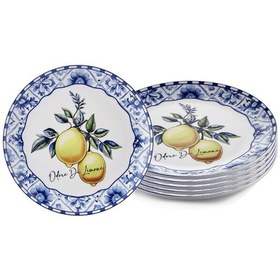 Resim The Mia Odore Di Limone Servis Tabağı 6lı Set 26 Cm Odl003 