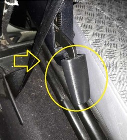 Resim Land Rover Defender 2003 Kasa Koltuk Ayar Kolu Plastik Kısım 