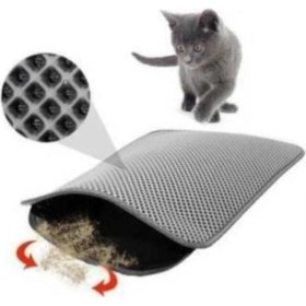 Resim Mediterian Mjgn-332 Büyük Kedi Köpek Tuvalet Paspası Seti, Temiz ve Rahat Kullanım 