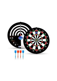 Resim 4 Oklu Mıknatıslı Profesyonel Dart Seti Çift Yönlü Manyetik Dart Askılı Dartboard 