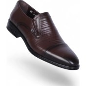 Resim Censay 525 Kahve Antik Kauçuk %deri Erkek Klasik Ayakkabı Kahve 