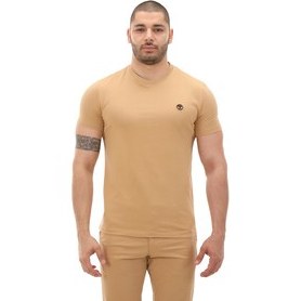 Resim Timberland Short Sleeve Tee Erkek T-Shirt Krem 