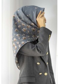 Resim Vissona Twill İpek Eşarp Koyu Mint Yeşili 