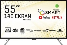 Resim NM55350 55'' 140 Ekran Uydu Alıcılı 4K Ultra HD Smart LED TV Nordmende