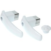 Resim Tombul Çaydanlık Tutamak Kulp Seti-beyaz 