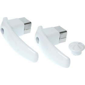 Resim Tombul Çaydanlık Tutamak Kulp Seti-beyaz 