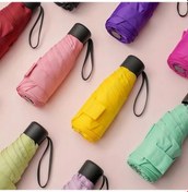 Resim Oldfriend Mei Qi Lin Mini Kadınlar Güneş Şemsiyesi Dark Blue Ultra Kompakt Taşınabilir 