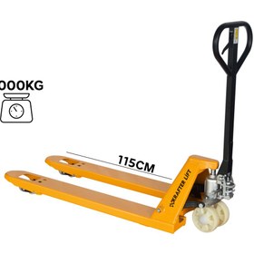 Resim Krafter Lift 5 Ton 115 Cm Beyaz Teker Manuel Standart Transpalet 
