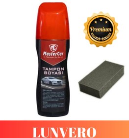 Resim Lunvero Premium Suya Dayanıklı Uzun Süre Eskimiş Kauçuk Yüzey Dış Plastik Aksam Siyah Tampon Boyası 