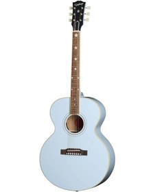 Resim Epiphone J-180 Ls Elektro Akustik Gitar Frost Blue 