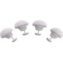 Resim Ozn Aksesuar 6 Adet Mantar Yorgan Kılıfı ve Çarşaf Tutucu Sabitleyici Yastık Nevresim Örtü Düzenleyici Gri 