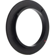 Resim Mettzchrom Canon 200D 18-55 Stm Kit Lens Uyumlu 58 mm Makro Macro Ters Bağlantı Adaptörü 