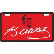 Resim Sevenkardeşler Atatürk E-Bike Plakalık 