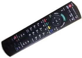 Resim E-LukLife-Panasonic TC-P42ST30UA TC-42LD24 TH-37PX25U PT-50LC14 Viera PLAZMA LED LCD HDTV için E-luklife Yedek Uzaktan Kumanda Yerine 