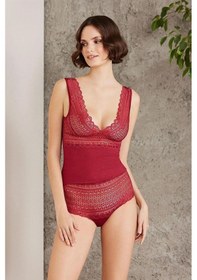 Resim Pierre Cardin 335 Kadın Atlet Külot Takım-bordo Bordo 