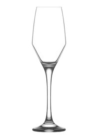 Resim LAV Ella Cam Şampanya Kadehi 6'lı 230 ml Ayaklı (Kahve Yanı/Kokteyl Bardağı) 