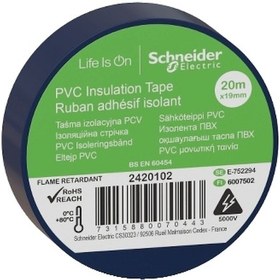 Resim Schneider Thorsman İzolasyon Bantı 19 MM x 20 M Mavi - 2420102 