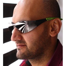 Resim Nzb Bisiklet Gözlüğü Uv Korumalı Silikonlu Antifog Bisikletçi Gözlük Aynalı Gümüş 