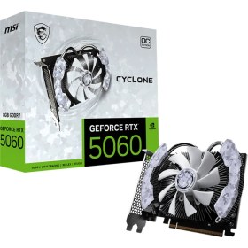 Resim MSI Msı VGA Geforce Rtx 5060 8g Cyclone Oc RTX5060 8gb Gddr7 128B DX12 Pcıe 5.0 X16 (3xdp 1xhdmı) 
