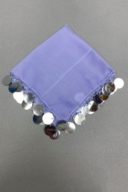 Resim Hobigram Gümüş Pullu Lüx Halay Mendili 1 Adet Lila – Özel Tasarım, Aksesuar, Kaliteli Üretim, Göz Alıcı Stil 