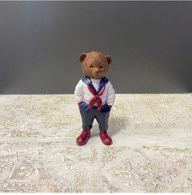 Resim Denizci Kıyafetli Küçük Ayıcık Biblo 