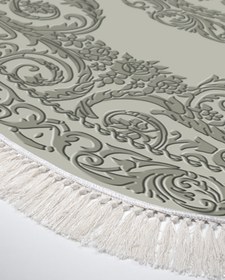 Resim Alanur Home Eko Trend Djt Yıkanabilir Kaymaz Taban Oval 3 Lü Yatak Odası Takımı 747 Klasik Gri 