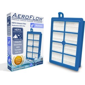 Resim AeroFlow Electrolux Twinclean 8233 Elektrikli Süpürge Uyumlu Yıkanabilir Hepa 13 Filtre 